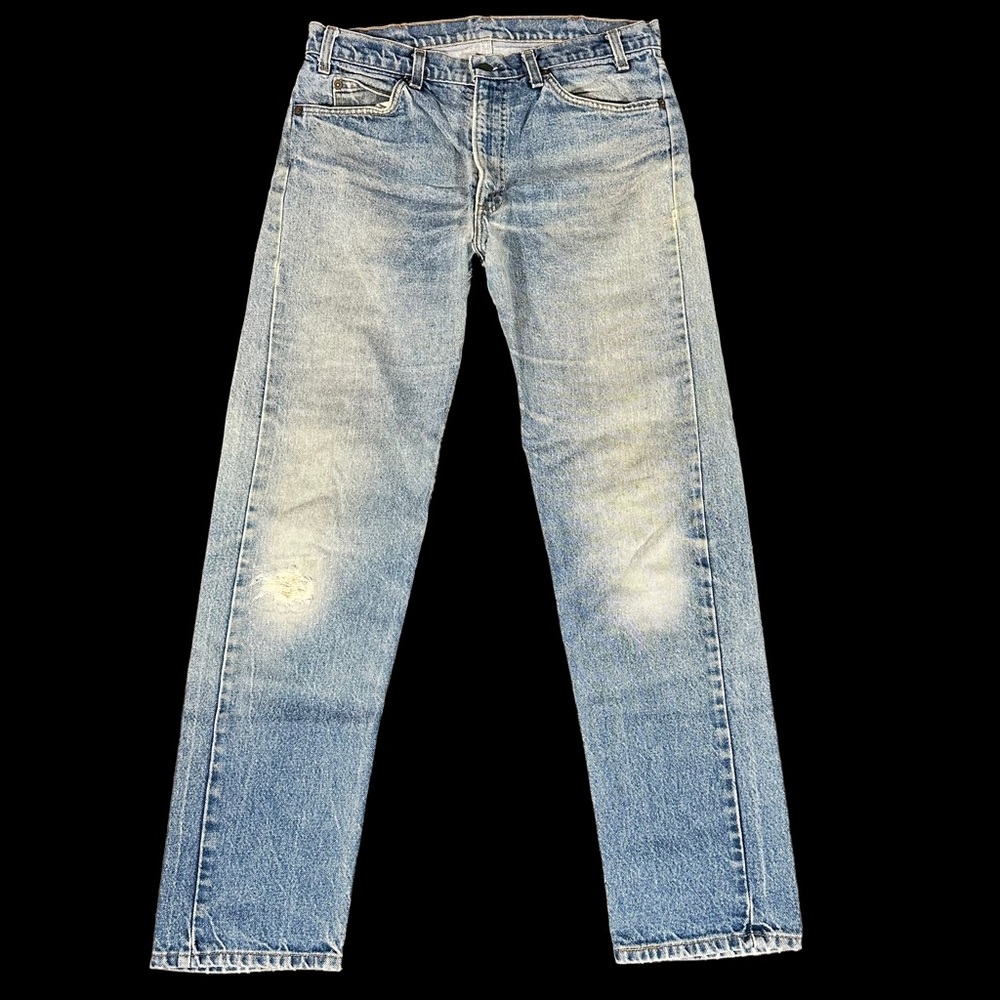 Vintage Orange Tag Levi's Denim Faded Jeans